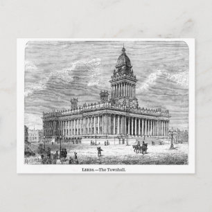 Leeds Townhall Postkarte