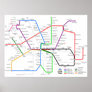 Leeds Tube Poster