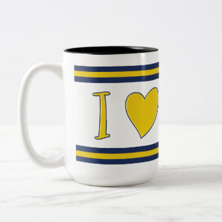 Leeds United , I Liebe Koch 15oz Tasse - Leeds fan
