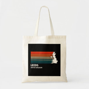 Leeds United Kingdom Retro Vintag Classic Style U Tragetasche
