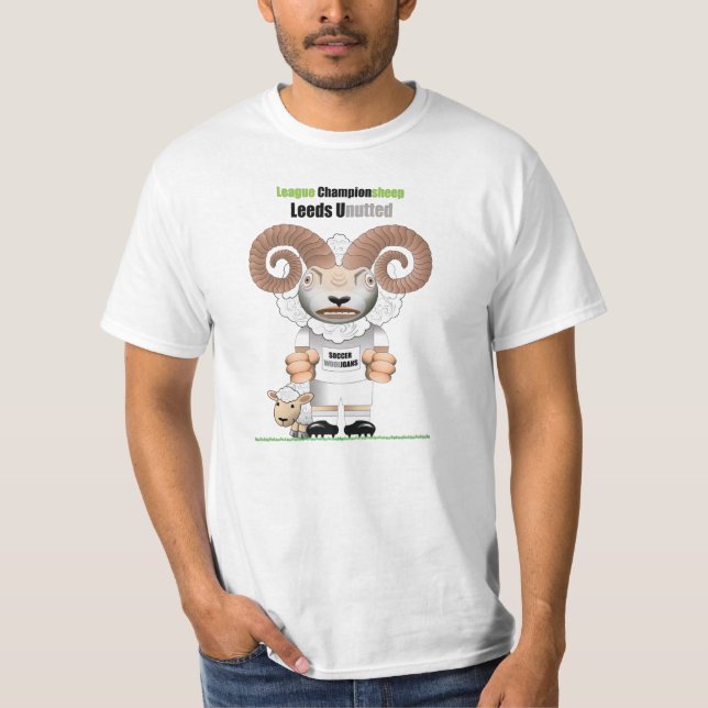 Leeds Unutted Funny Football T - Shirt (Vorderseite)