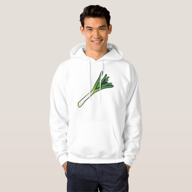 Leek Gemüse Hoodie (Vorne ganz)