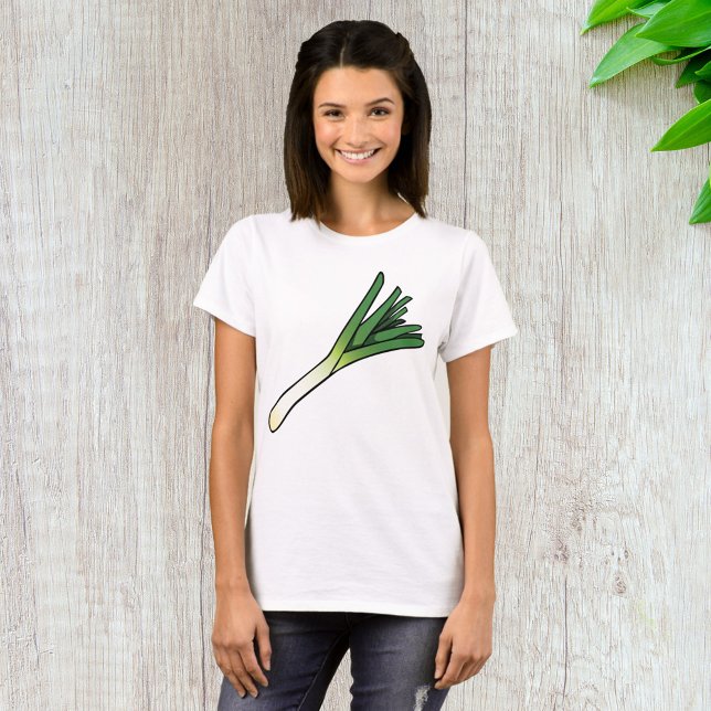Leek Gemüse T-Shirt (Von Creator hochgeladen)