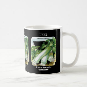 Leek-Seed-Packungs-Etikett Tasse