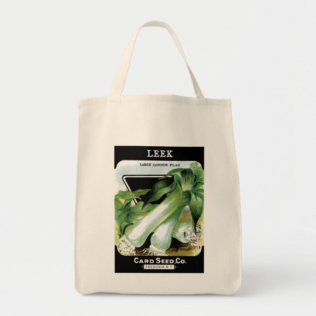 Leek-Seed-Packungs-Etikett Tragetasche (Vorne)