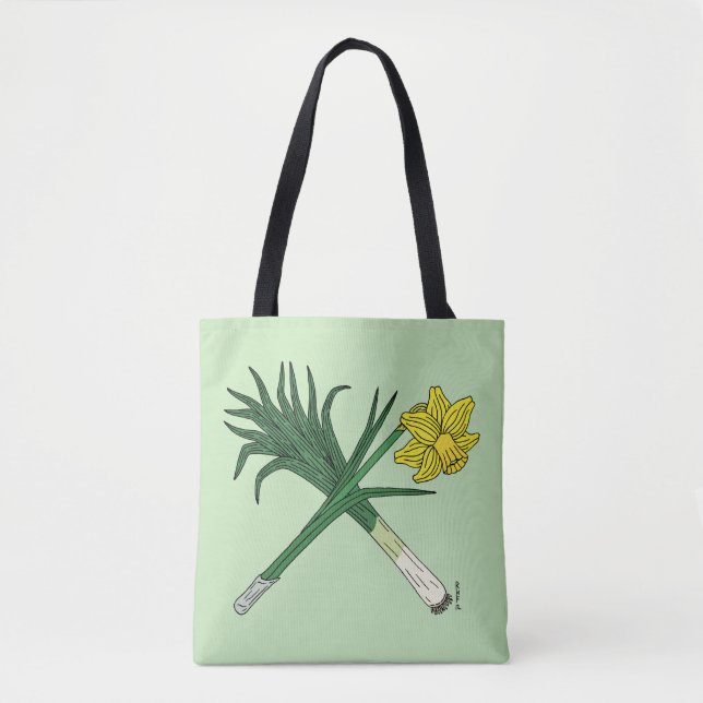 Leek und Daffodil Crossed (Vorderseite)