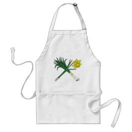 Leek und Daffodil Crossed Schürze
