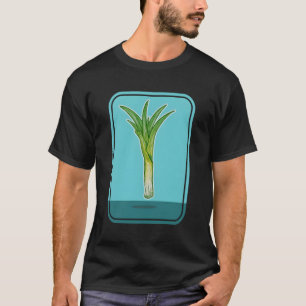 Leek Vepflanzliche Pflanze T-Shirt