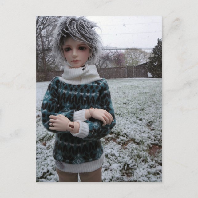 Leekeworld Min, Asian Ball-Jointed Doll Postkarte (Vorderseite)