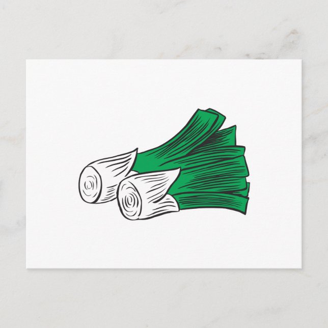 Leeks Postkarte (Vorderseite)