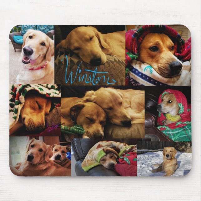 Leeloo und Winston Montage Mousepad (Vorne)