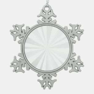 Leer - Erstellen Sie Ihr eigenes Personalisiertes Schneeflocken Zinn-Ornament
