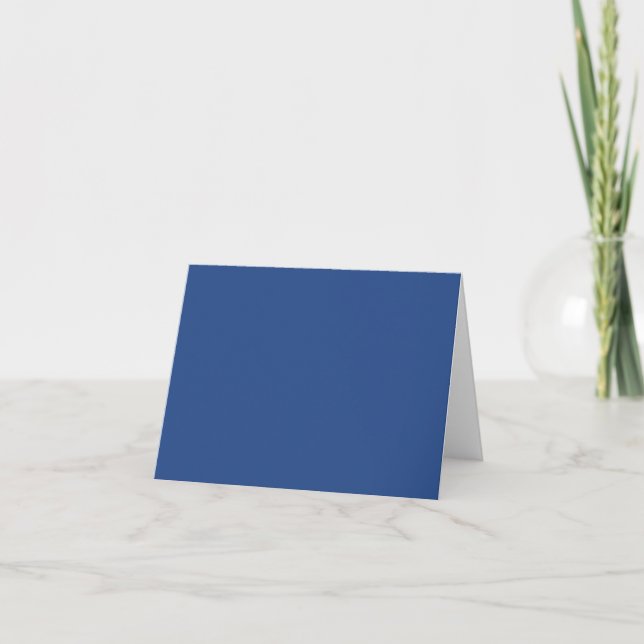Leer Erstellen Sie Ihr eigenes - Tiefblau Einladung (Vorderseite)