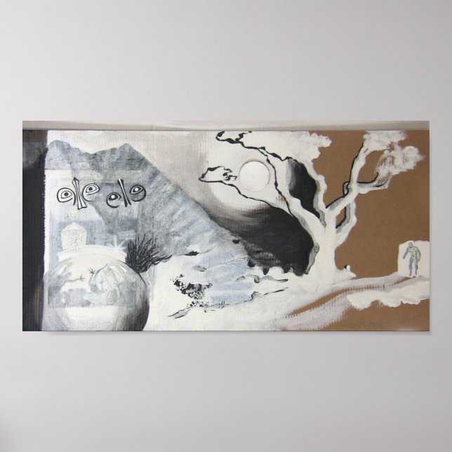 Leer Long Tree Poster (Vorne)