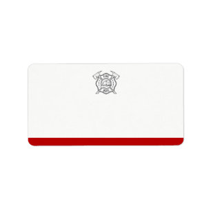 Leeradresse des Malteserkreuz-Symbol- Adressaufkleber