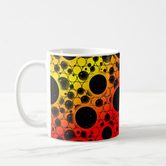 Leerblasen - Regenbogen OYR Kaffeetasse (Links)