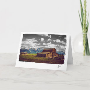 leere Anlassphotographie Karte