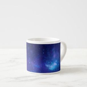 Leere Aqua-Blau Himmelsgalaktisches Zentrum Foto Espressotasse
