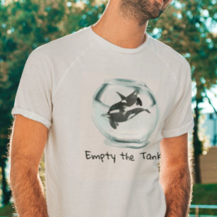 Leere die Tanks Animal Rights Killer Whale Bowl
