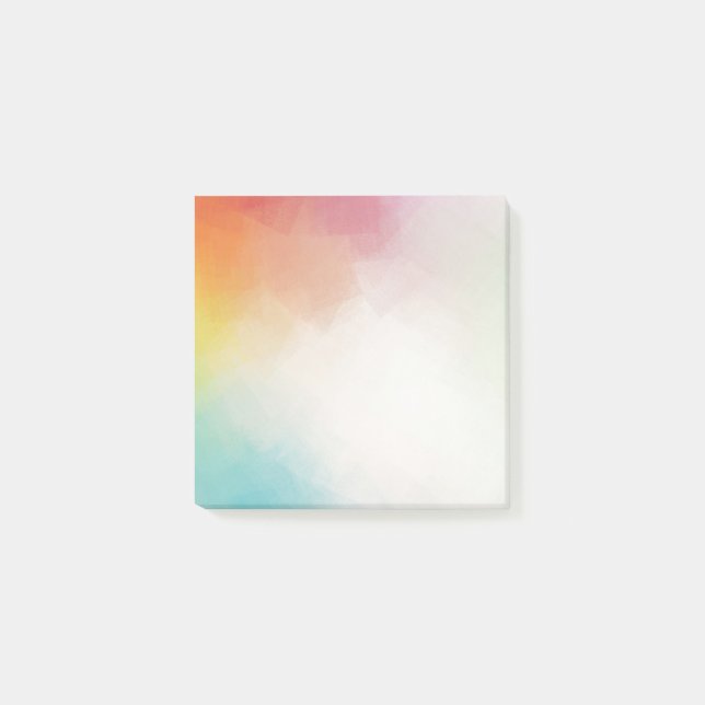 Leere Elegante Moderne Vorlage Abstrakt Art Post-it Klebezettel (Vorderseite)