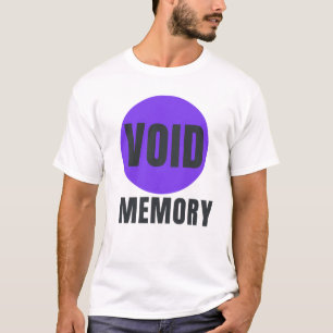 LEERE ERINNERUNG Moderne Tech-Ästhetik Grafikdes T-Shirt