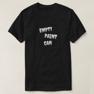 Leere Farbdose T-Shirt