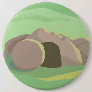 Leere Grab Ich rollte Stein weg! Ich kolossal aber Button