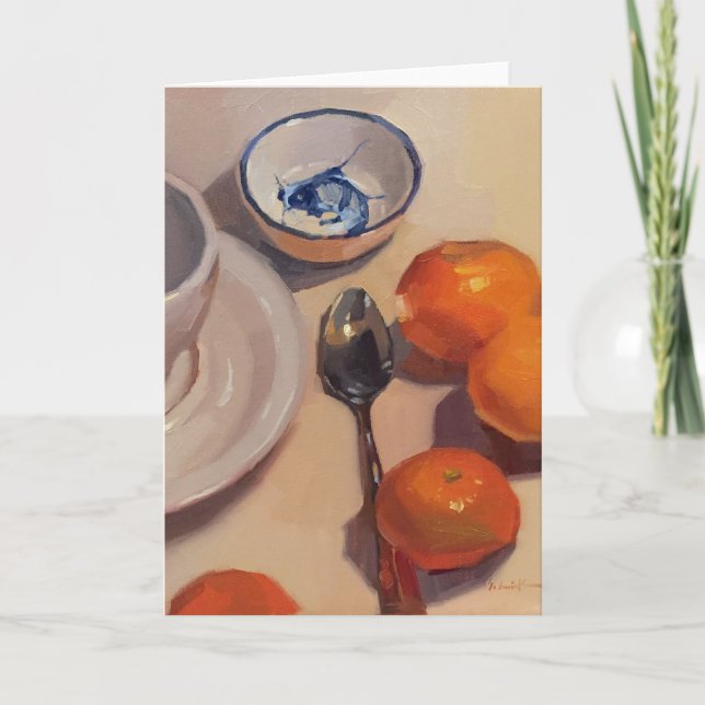 Leere Grußkarte, ursprüngliche Kunst durch Sarah Karte (Vorderseite)