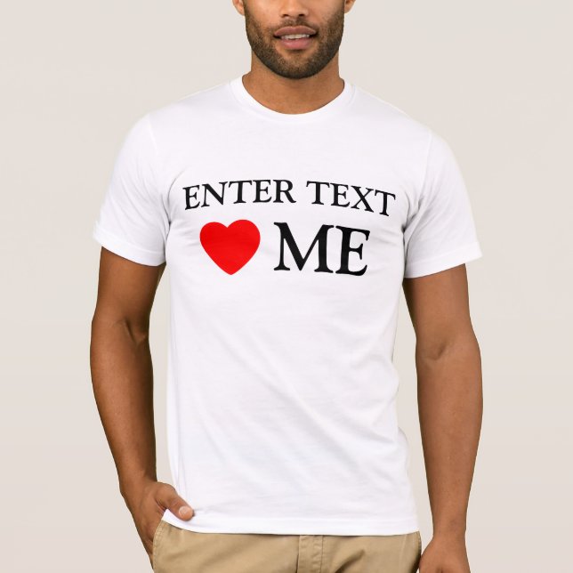 leere Herzmeldevorlage T-Shirt (Vorderseite)