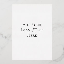 Leere Hochzeitsvorlagen | Elegant Anpassbar  Folieneinladung