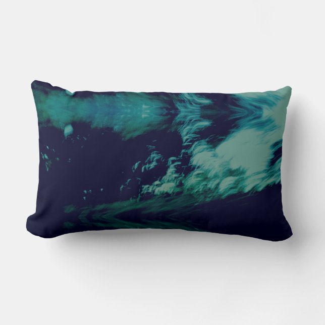 "Leere Höhlen-" ursprüngliche Kunst durch RedPanda Lendenkissen (Vorderseite)