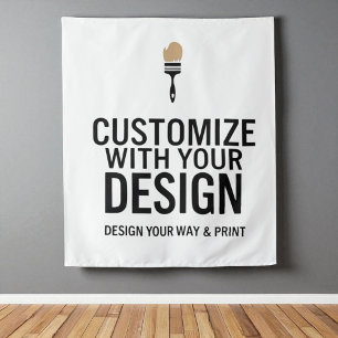 Leere Individuelle 86x102cm Firmen Personalisierte Wandteppich