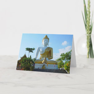 Leere Karte Buddha-Chiang Mai-Thailands