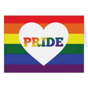 Leere Karte des Stolzes des Regenbogen-LGBT