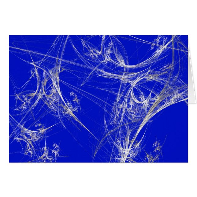 Leere Karte mit Spider-Web-Hintergrund (Vorderseite (Horizontal))