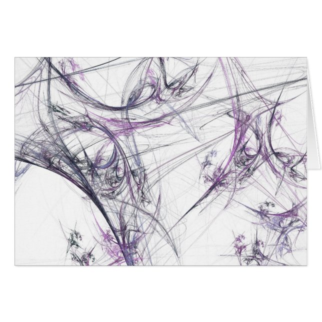 Leere Karte mit Spider-Web-Hintergrund (Vorderseite (Horizontal))