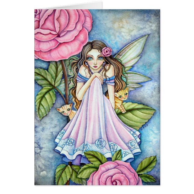 Leere Karte - * rosige Dämmerung * (Vorne)