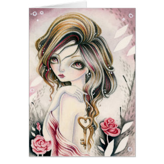 Leere Karte - * Schlüssel zu meinem Herzen *