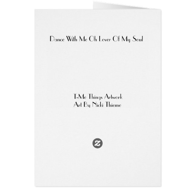 Leere Karte, Tänzer (Hinten)