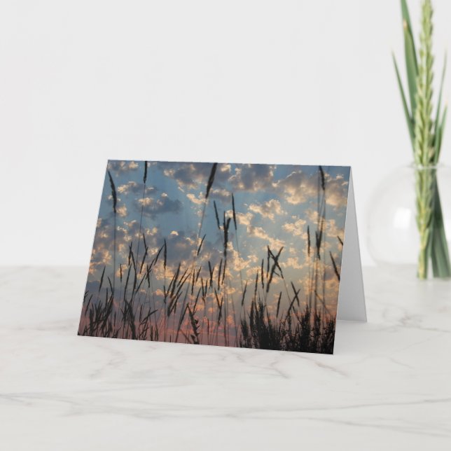 Leere Karte - Vancouver-Insel-Sonnenuntergang (Vorderseite)