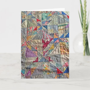 Leere Karten der antiken Steppdecke