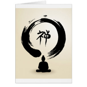 Leere Karten Zen-Buddhas