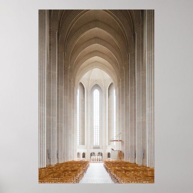LEERE KATHEDRALE INNERHALB POSTER (Vorne)