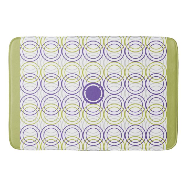 Leere Kreise Badematte (Vorderseite)