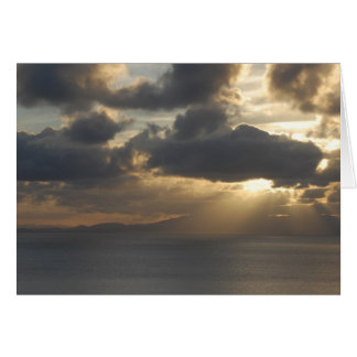 Leere - lebendiger Sonnenuntergang