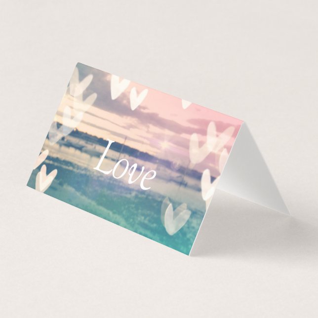 Leere "Liebe"-Grußkarten (Vorderseite)