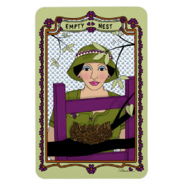 Leere Nest_A_4x6 Kühlschrank Magnet