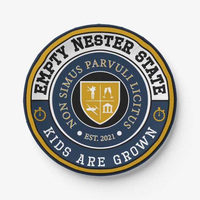 Leere Nester - Kinder sind Teller für Papierherste (Vorderseite)