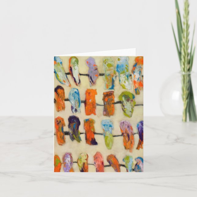 leere notecard 4x6 Vorlagenkunst Karte (Vorderseite)