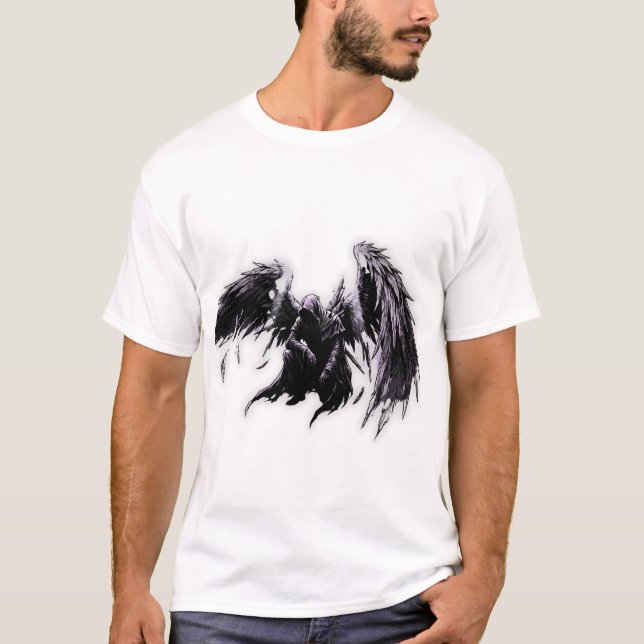 Leere Phantom-Dunkle Ästhetik Schatten Energie Str T-Shirt (Vorderseite)
